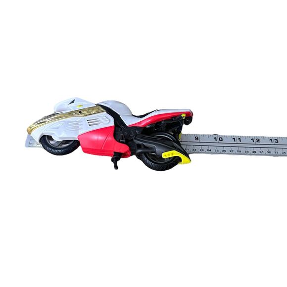 Bandai Power Ranger Time Force Red Vector Cycle Action Vehicle Toy 8" Loose 2000 - Picture 9 of 12